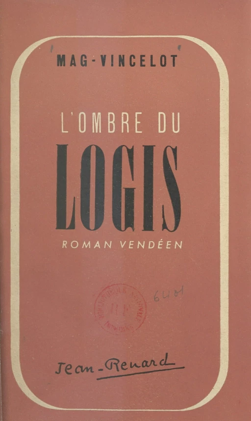 L'ombre du logis -  Mag-Vincelot - FeniXX réédition numérique