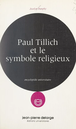 Paul Tillich et le symbole religieux