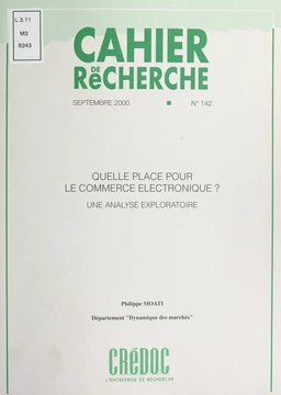 Quelle place pour le commerce électronique ?