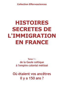 Histoires secrètes de l'immigration en France-tome 1