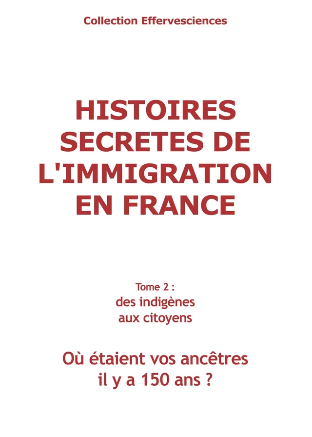 Histoires secretes de l'immigration en France - tome 2 - Odile Alleguède, Jean-Yves Gauchet - Midinnova