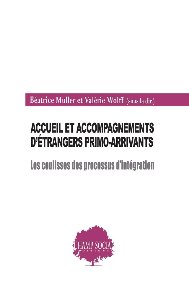 Accueil et accompagnements d’étrangers primo-arrivants. Les coulisses des processus d’intégration - Béatrice Muller, Valérie Wolff - Champ social Editions