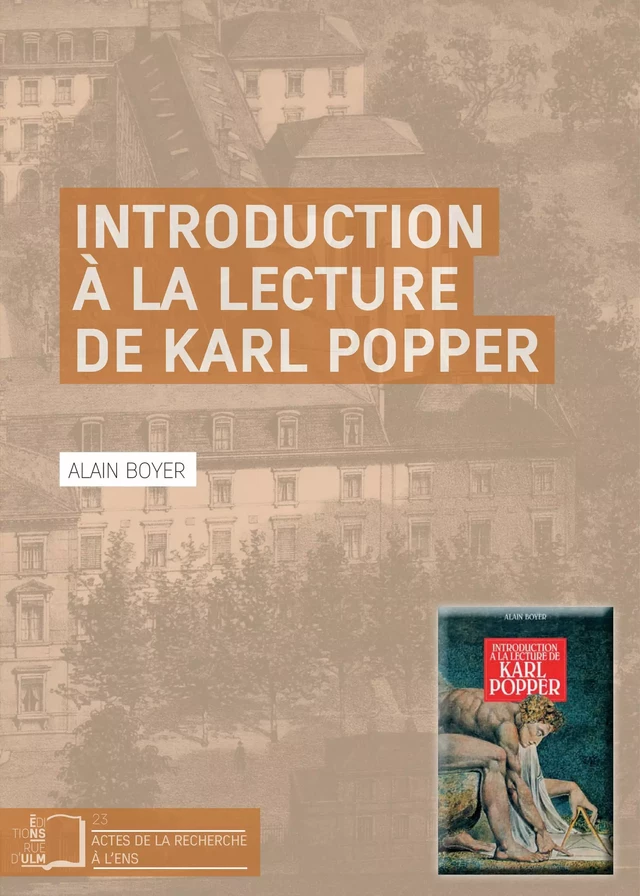 Introduction à la lecture de Karl Popper - Alain Boyer - Éditions Rue d’Ulm via OpenEdition