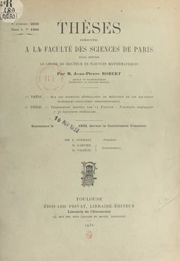 Sur les formules généralisées de médiation et les équations intégrales singulières correspondantes