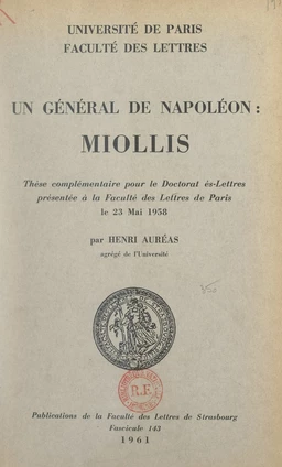 Un général de Napoléon : Miollis