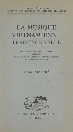 La musique vietnamienne traditionnelle