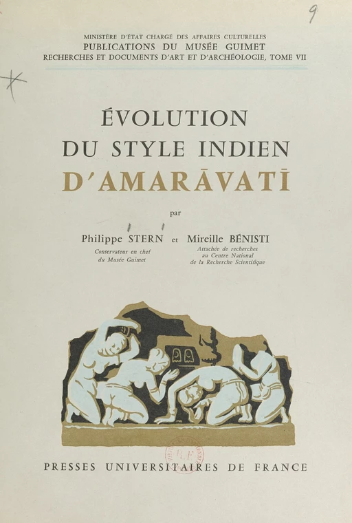 Évolution du style indien d'Amarāvatī - Mireille Bénisti, Philippe Stern - (Presses universitaires de France) réédition numérique FeniXX