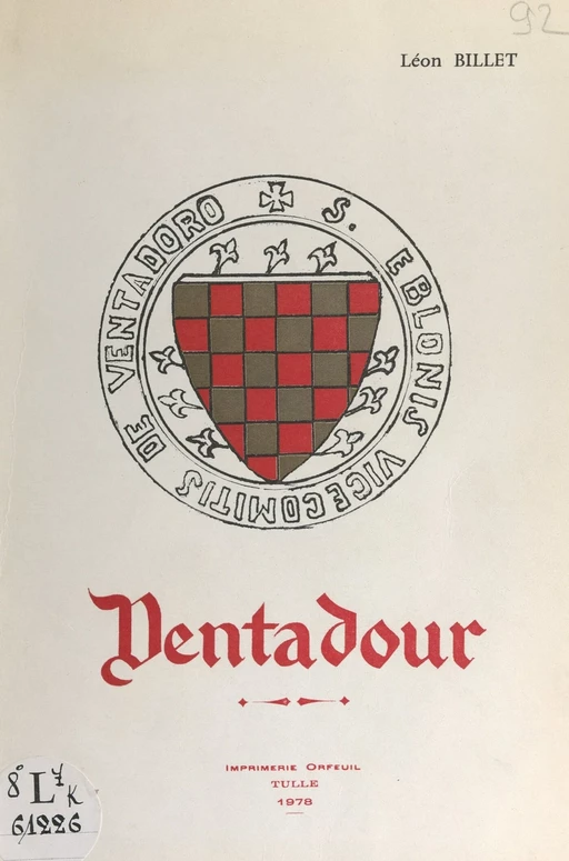 Ventadour - Léon Billet - FeniXX réédition numérique