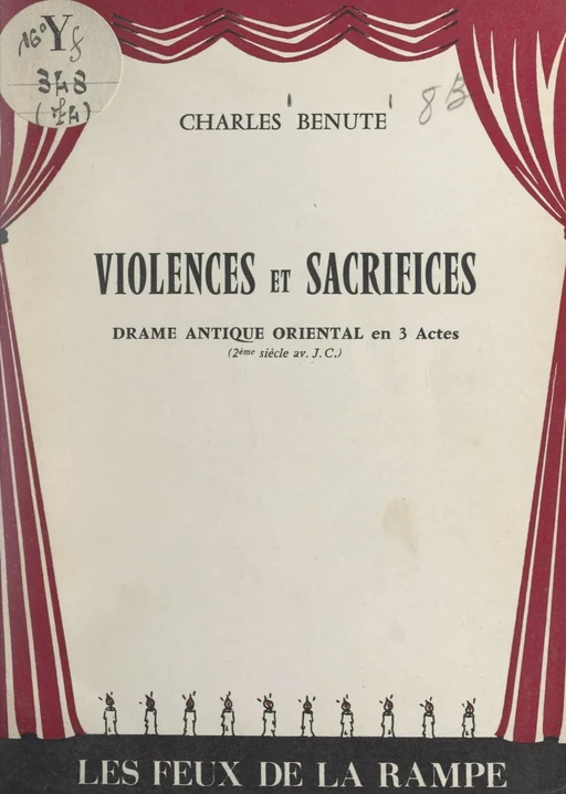 Violences et sacrifices - Charles Bénute - FeniXX réédition numérique