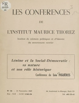 Lénine et la social-démocratie : sa nature et son rôle historique