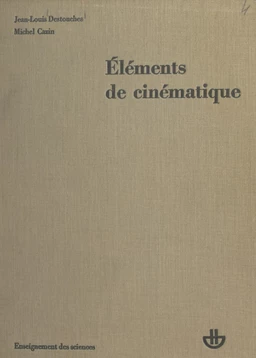 Éléments de cinématique