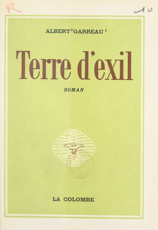 Terre d'exil - Albert Garreau - FeniXX réédition numérique