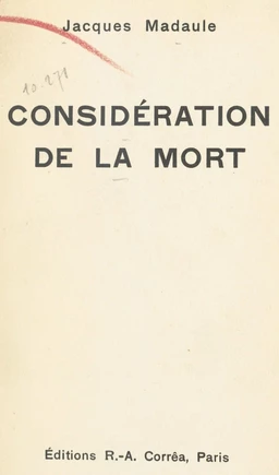 Considération de la mort