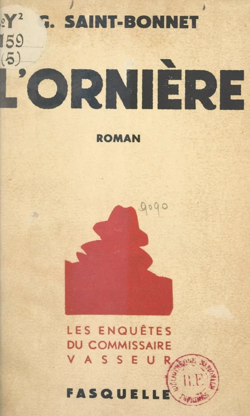 L'ornière - Georges Saint-Bonnet - FeniXX réédition numérique