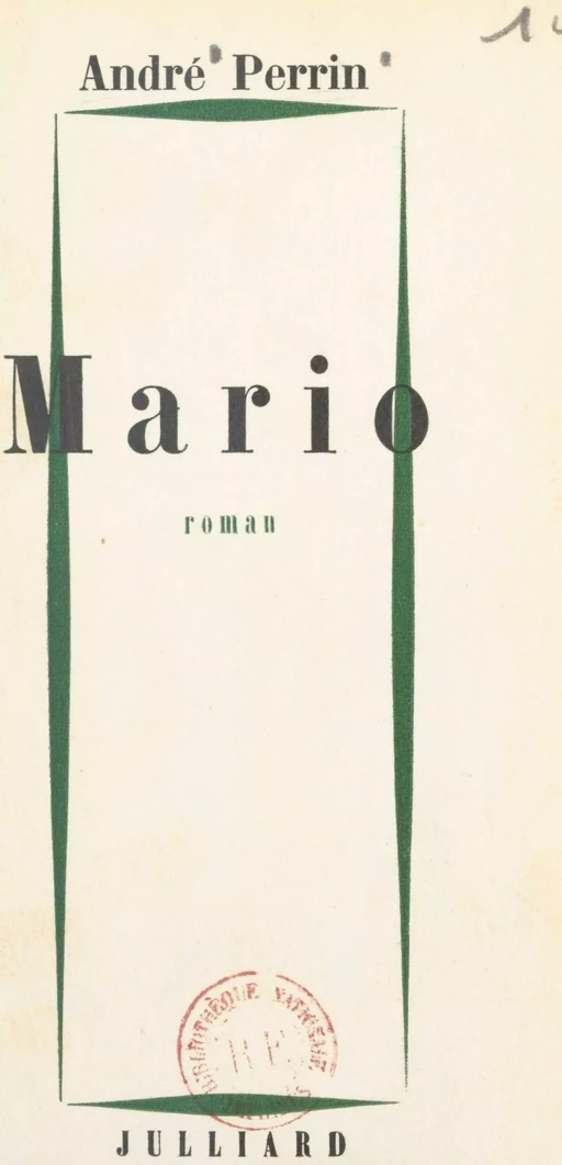 Mario - André Perrin - FeniXX réédition numérique