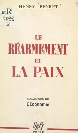 Le réarmement et la paix