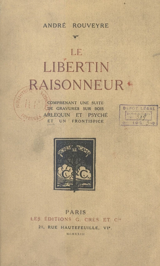 Le libertin raisonneur - André Rouveyre - FeniXX réédition numérique