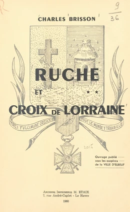 Ruche et croix de Lorraine