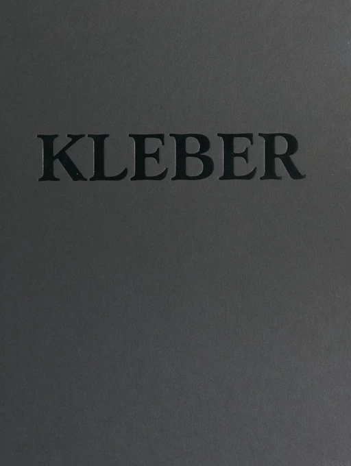 Kléber - Jean-Pierre Klein - FeniXX réédition numérique