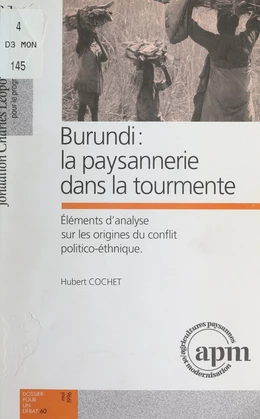 Burundi : la paysannerie dans la tourmente