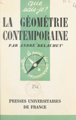 La géométrie contemporaine