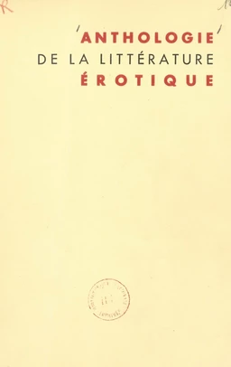 Anthologie de la littérature érotique