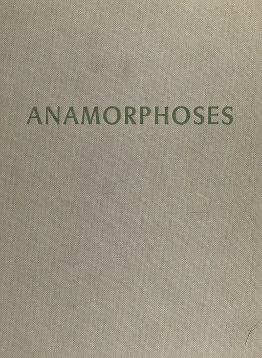 Anamorphoses - Jurgis Baltrusaitis - FeniXX réédition numérique