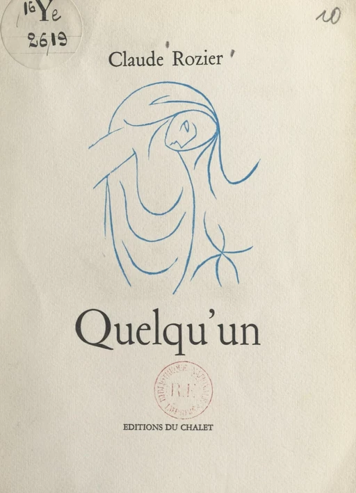 Quelqu'un - Claude Rozier - FeniXX réédition numérique