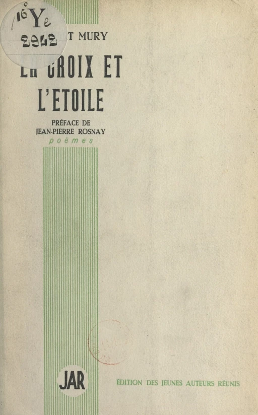 La croix et l'étoile - Gilbert Mury - FeniXX réédition numérique