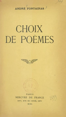 Choix de poèmes