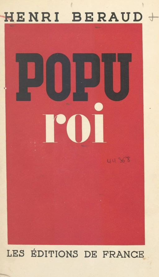 Popu-roi - Henry Béraud - FeniXX réédition numérique