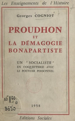 Proudhon et la démagogie bonapartiste