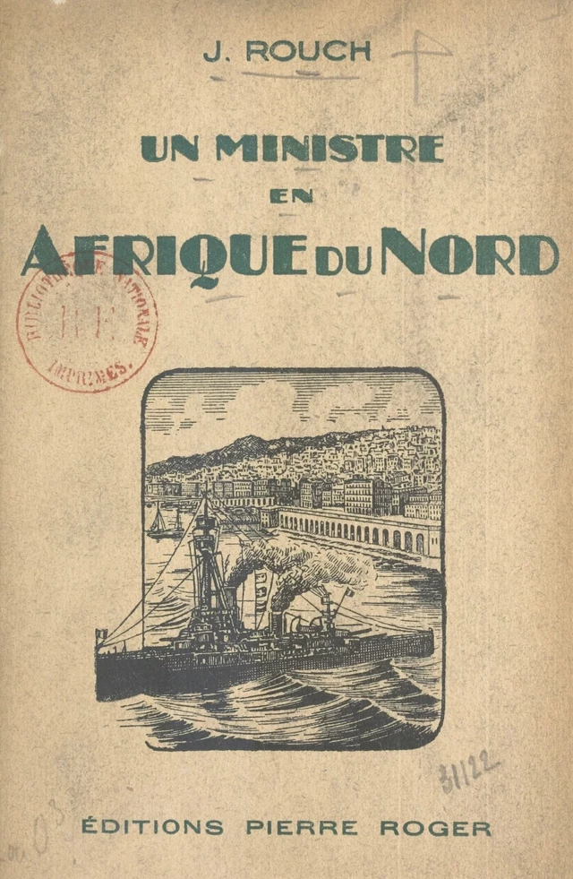 Un ministre en Afrique du Nord - Jules Rouch - FeniXX réédition numérique