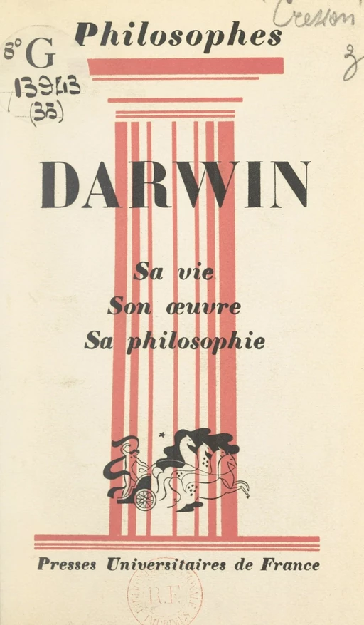 Darwin - André Cresson - FeniXX réédition numérique