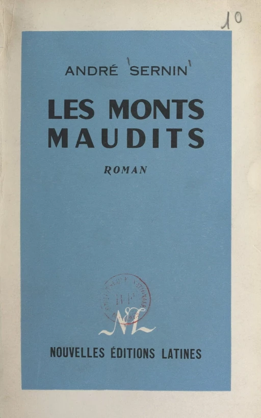 Les monts maudits - André Sernin - FeniXX réédition numérique