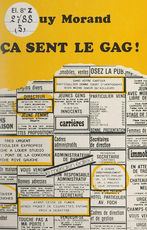 Ça sent le gag ! - Guy Morand - FeniXX réédition numérique