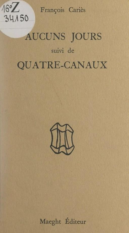 Aucuns jours - François Cariès - FeniXX réédition numérique