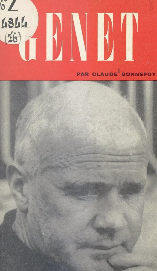 Jean Genet - Claude Bonnefoy - FeniXX réédition numérique