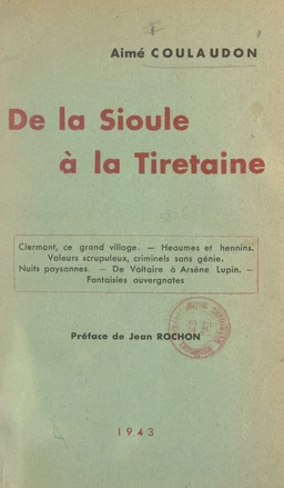 De la Sioule à la Tiretaine