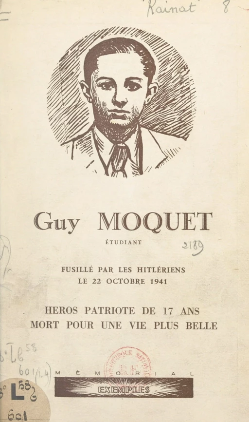 Guy Môquet - Max Rainat - FeniXX réédition numérique