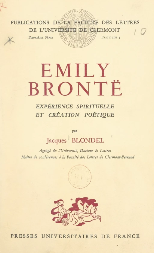 Émily Brontë - Jacques Blondel - FeniXX réédition numérique