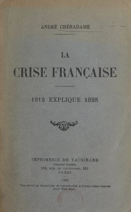 La crise française