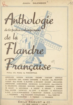 Anthologie de 50 poètes contemporains de la Flandre française