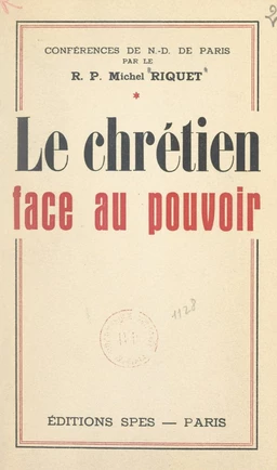 Le Chrétien face au pouvoir