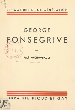 George Fonsegrive