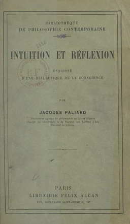 Intuition et réflexion