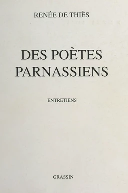 Des poètes parnassiens