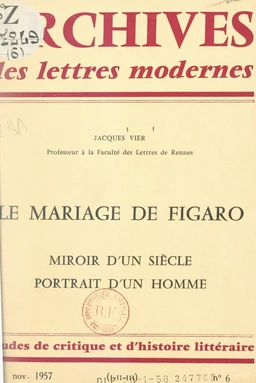 Le mariage de Figaro