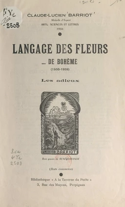 Langage des fleurs... de Bohème (1956-1959)