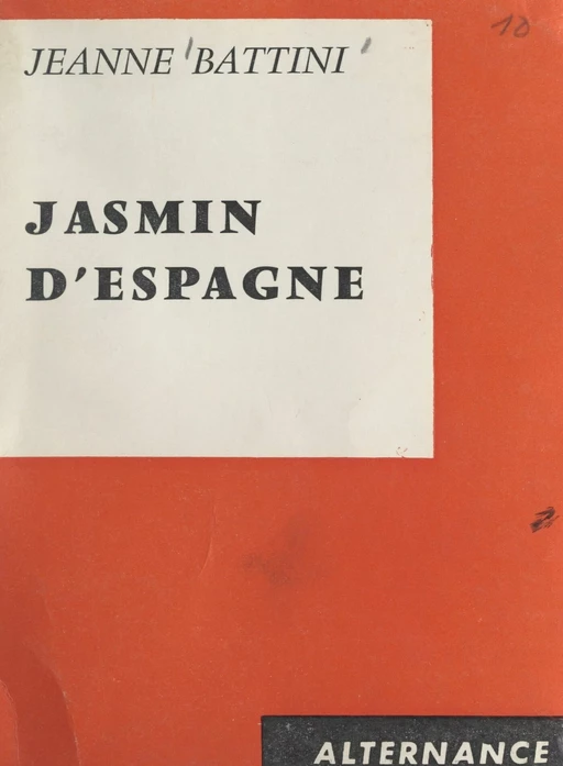 Jasmin d'Espagne - Jeanne Battini - FeniXX réédition numérique